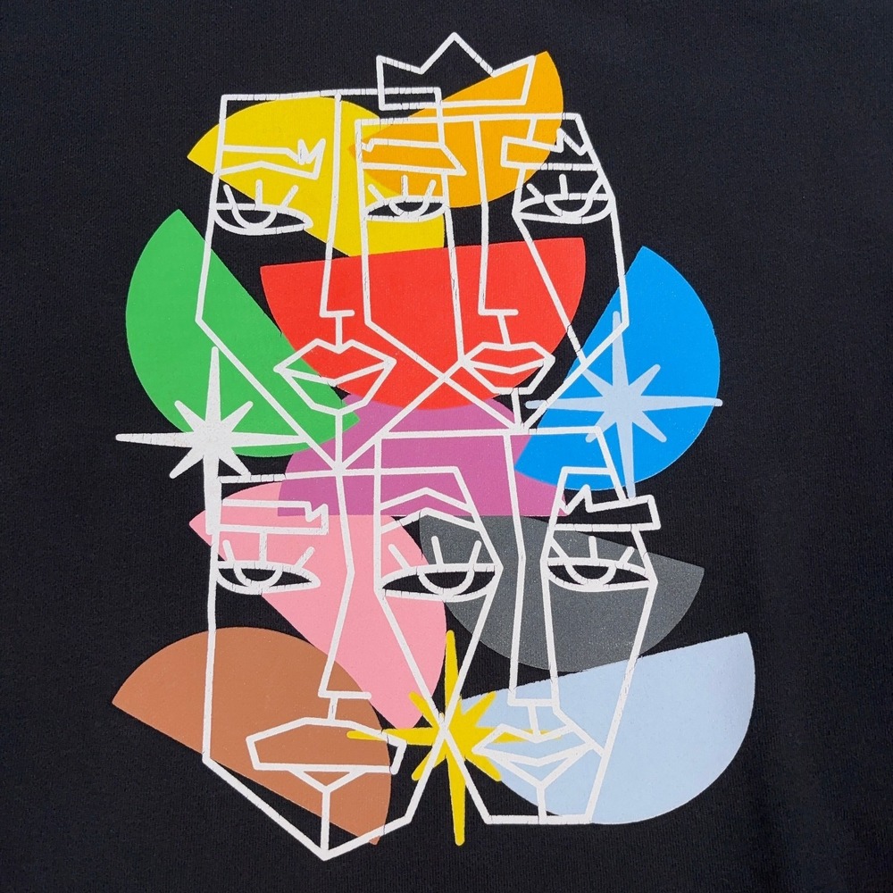 Lululemon Perfectly Oversized Sweatshirt Women's S/M* Black Pride Graphic‎ Logo - Picture 6 of 12